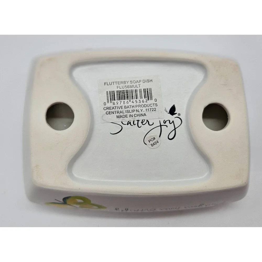 Creative‎ Bath Products Flutterby Soap Dish Butterfly Inspirational Quotes